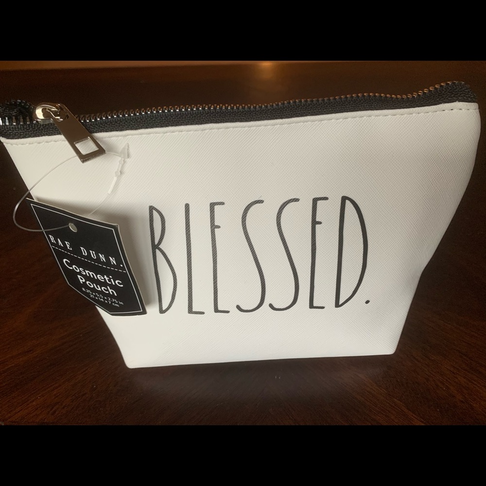 Rae Dunn “Blessed” Cosmetic Bag